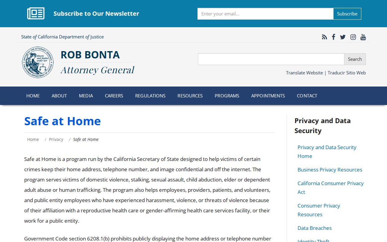 Eastvale neighbors California Safe at Home address confidentiality