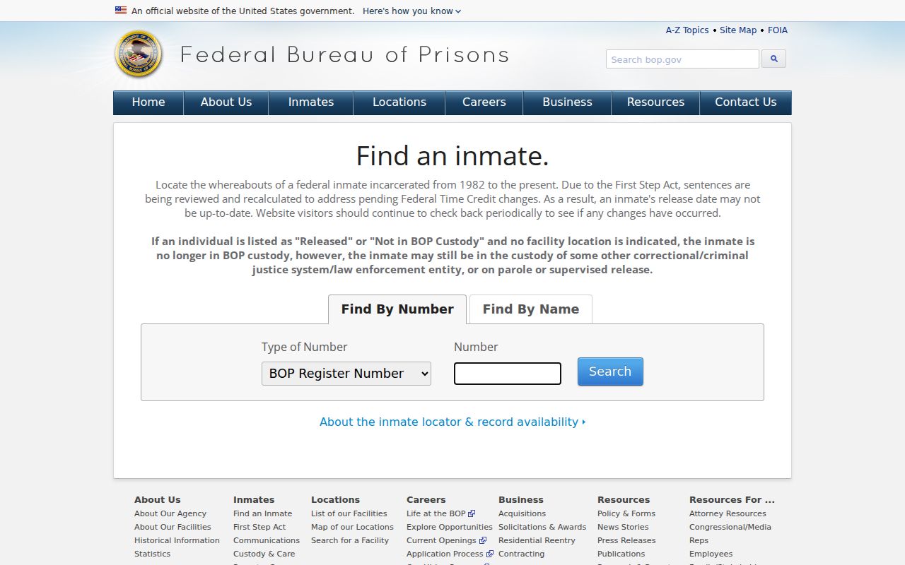 Eastvale previous residents federal inmate locator search