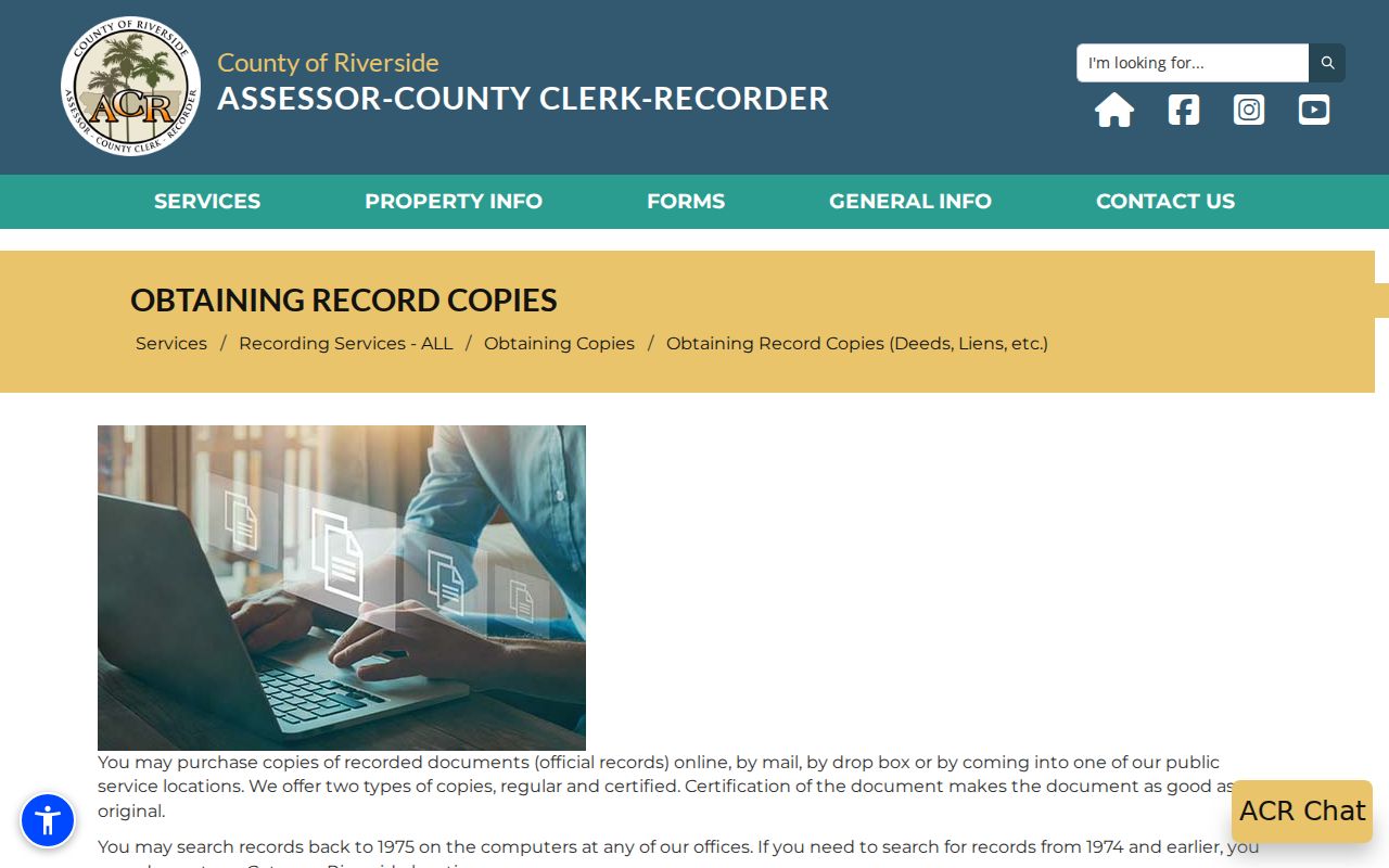 Eastvale previous residents recorded document copy routes