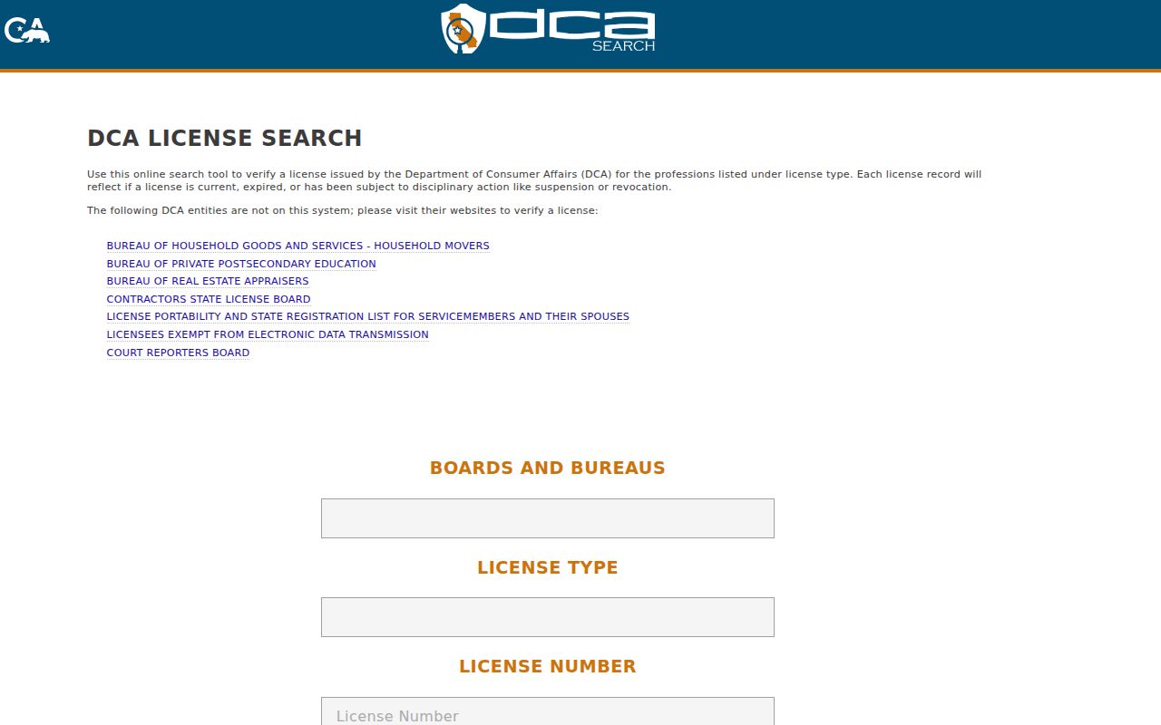 Eastvale ZIP code directory California license search fields